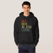 Veste À Capuche papa de jiu-jitsu (Devant entier)