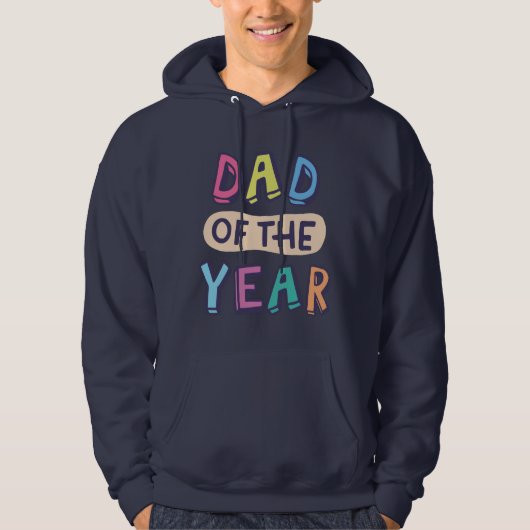 Veste À Capuche Papa de l'année (Devant)