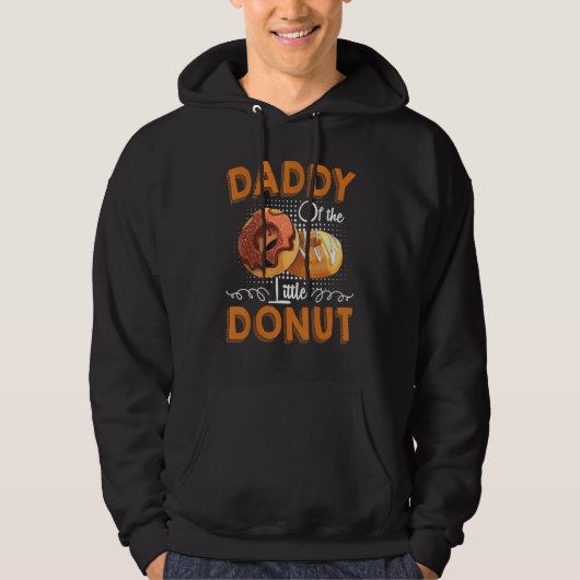 Veste À Capuche Papa De L'Annonce De Grossesse De Petite Donut Mig (Devant)