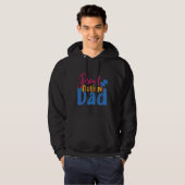 Veste À Capuche Papa de l'autisme fier (Devant entier)