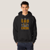 Veste À Capuche Papa des échecs   disant (Devant entier)