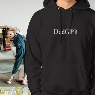 Veste À Capuche Papa Drôle Anniversaire PapaGPT Propulsé par l'IA 