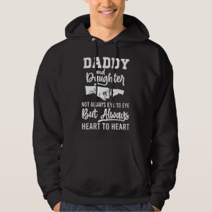 Veste À Capuche Papa Et Fille Amour Coeur Meilleur Fier Amis P
