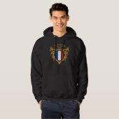 Veste À Capuche Papa français du numéro un (Devant entier)