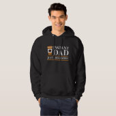 Veste À Capuche Papa Instant Juste Ajouter Du Café (Devant entier)