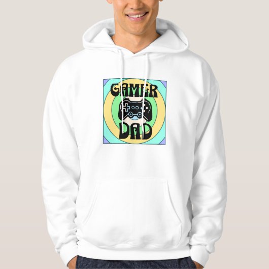 Veste À Capuche Papa joueur (Devant)