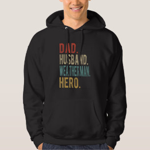 Veste À Capuche Papa mari homme météo héros