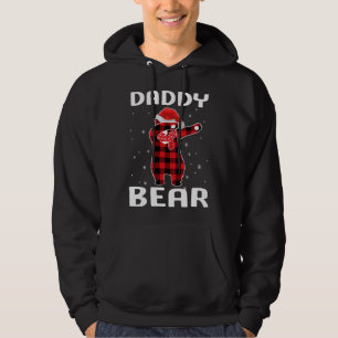 Veste À Capuche Papa Ours Dabbing Pajama de Noël avec chapeau de P