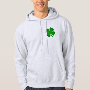 Veste À Capuche Papa personnalisé Maman Shamrock vert irlandais