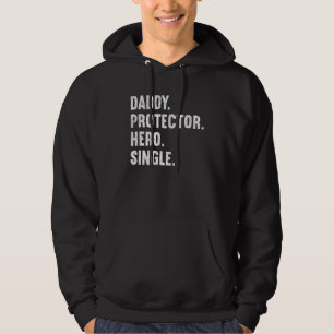 Veste À Capuche Papa Protecteur Héros Père unique