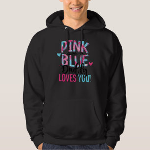 Veste À Capuche Papa Rose Ou Bleu Vous Aime Tie Dye Bébé Genre R