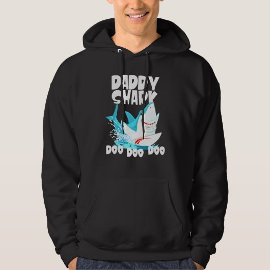Veste À Capuche Papa Shark Doo Doo Doo Tee (Devant)