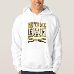 Veste À Capuche Papa Softball Gravure Vintage Batteur Graphique_1