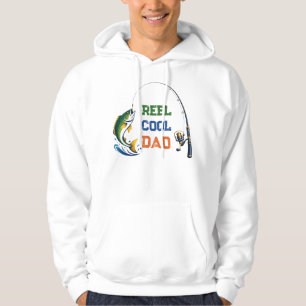 Veste À Capuche Papa Super Cool Pêche Pun Drôle Cadeau Fête des Pè