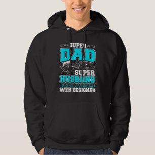 Veste À Capuche Papa Super Er Web Awesome
