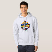 Veste À Capuche Papa Super-héros (Devant entier)