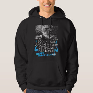 Veste À Capuche Papa Te Regarde Atterrir Ma Mère Qui M'Ait Comme U