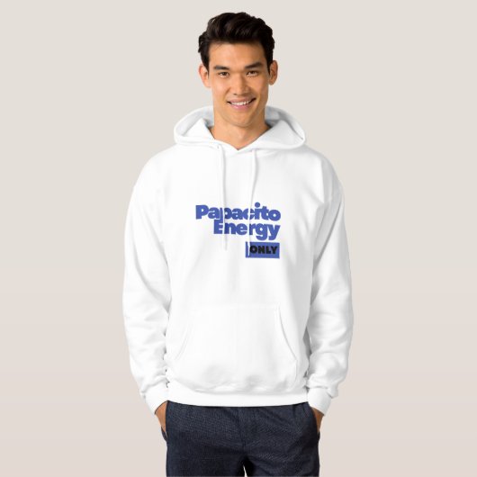 Veste À Capuche Papacito Energy Only – Confident Men's Statement (Devant entier)