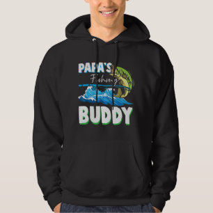Veste À Capuche Papas Pêche Buddy Papa Et Enfants Pêcheur Hobby