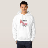 Veste À Capuche PAPILLON 3 de diabète (Devant entier)