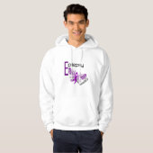 Veste À Capuche PAPILLON 3 d'épilepsie (Devant entier)