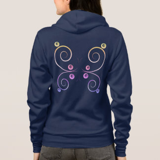 Veste À Capuche papillon ailes simples