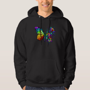Veste À Capuche Papillon arc-en-ciel