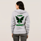 Veste À Capuche Papillon/sensibilisation...C Diff (Dos entier)