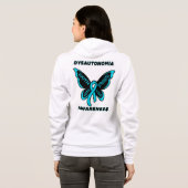 Veste À Capuche Papillon/Sensibilisation...Dysautonomie (Dos entier)