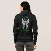 Veste À Capuche Papillon/Tribal...C Diff (Dos entier)