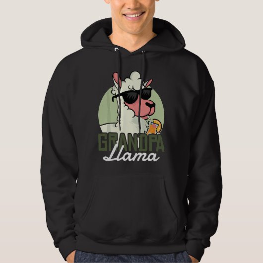 Veste À Capuche Papy Lama (Devant)