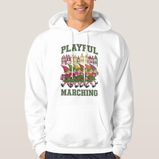 Veste À Capuche Parade des elfes de Noël (Devant)