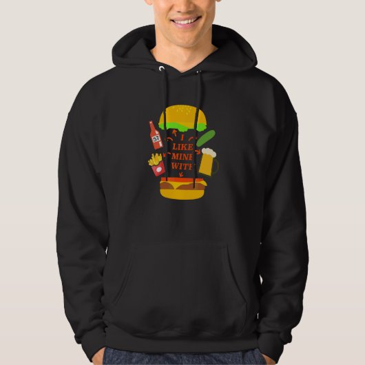 Veste À Capuche Paradis du buffet de cheeseburger Concert (Devant)