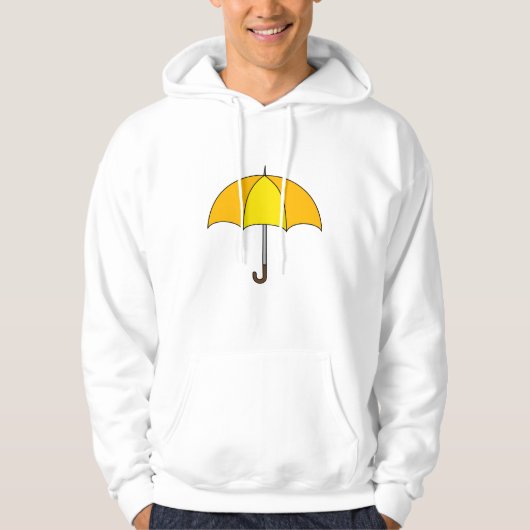Veste À Capuche Parapluie Jaune (Devant)