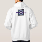 Veste À Capuche Parapluie violet & coeurs .7 (Dos)