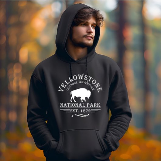 Veste À Capuche Parc national de Yellowstone vintage