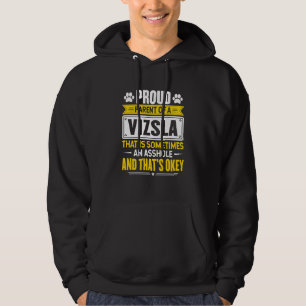 Veste À Capuche Parent fier d'un propriétaire de chien Vizsla mama