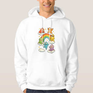 Veste À Capuche Paresseux Colorés Avec Un T-Shirt De Paresseux Kaw