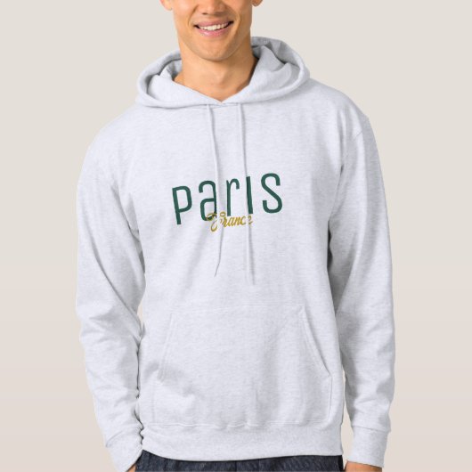 Veste À Capuche Paris, France Souvenir (Devant)