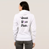 Veste À Capuche Parlez de votre vérité (Dos entier)