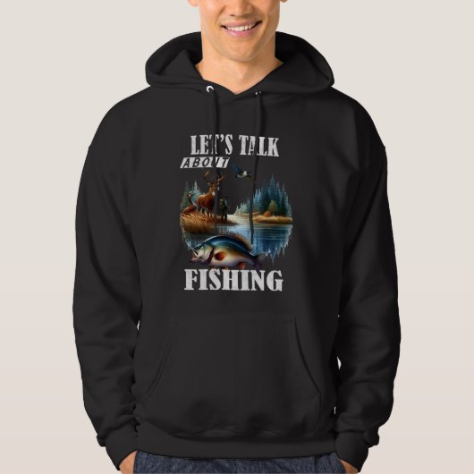 Veste À Capuche Parlons de pêche (Devant)