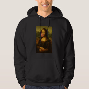 Veste À Capuche Parodie de chewing-gum Mona Lisa Humour Histoire d