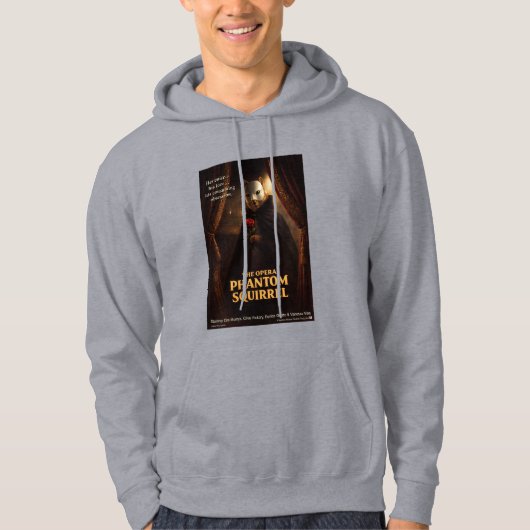 Veste À Capuche Parodie de l'Opéra Fantôme Écureuil (Devant)