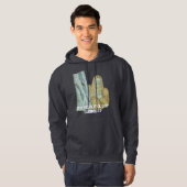 Veste À Capuche Parodie de mème Bigfoot (Devant entier)