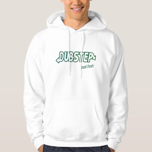 Veste À Capuche Parodie fraîche de battement de DUBSTEP (Devant)