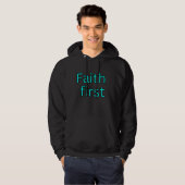 Veste À Capuche Parole religieuse de foi première (Devant entier)
