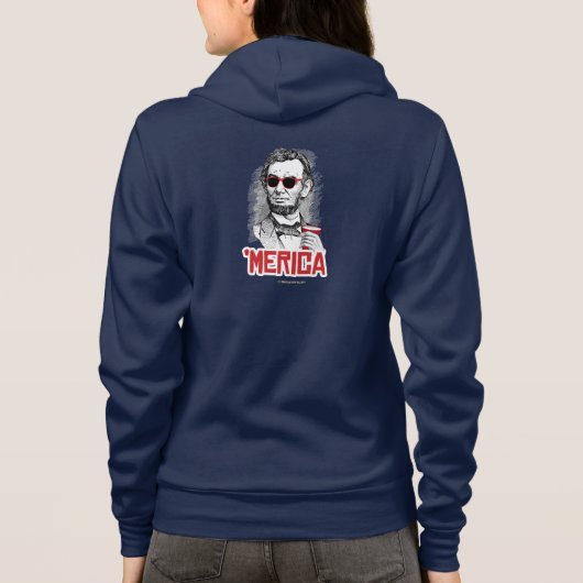 Veste À Capuche Partie d'Abraham Lincoln 'Merican (Dos)