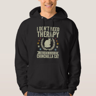 Veste À Capuche Pas besoin de thérapie juste serrer mon chat Chinc