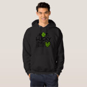 Veste À Capuche Pas chanceux simplement béni St Patricku2019s Jour (Devant entier)