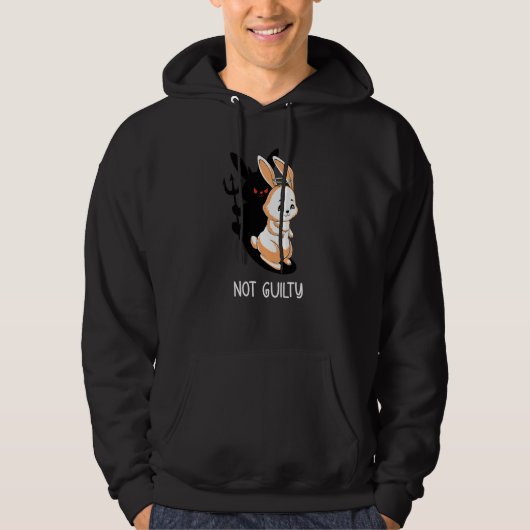 Veste À Capuche Pas Coupable Angle Diable Rabbit Pas Coupable (Devant)